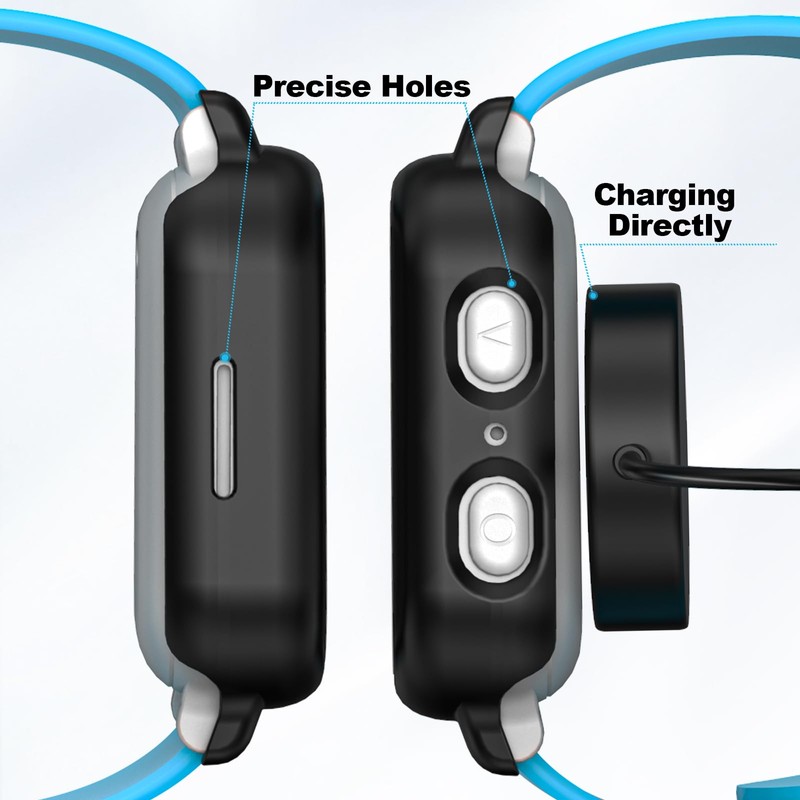 2 Pack Case Compatible with Gabb Watch 3 Screen Protector