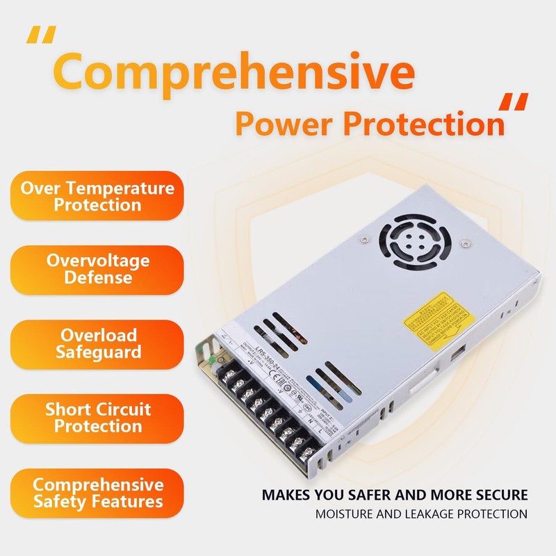 LRS-350-24 24V 14.6A 350W Switching Power Supply for Industrial Equipment