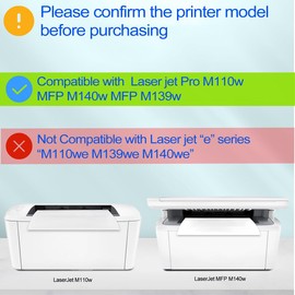greencycle W1410X W1410A 141A Compatible Replacement for Hp 141X Black Toner Cartridge LaserJet Pro M110w MFP M140w M139w Cannot be Used for M110WE, M139WE, M140WE and H P+ Printer(1Pk,with chip)