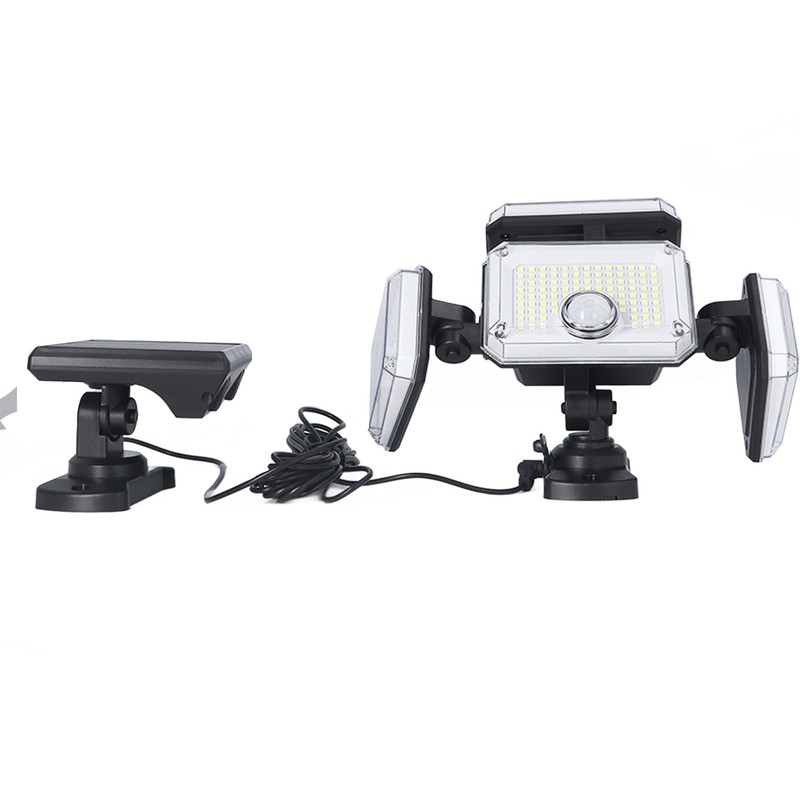 4 Head Solar Sensor Light 7700K 8W IP65 3 Gear