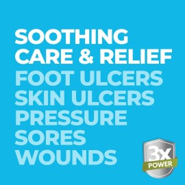 terrasil Foot Ulcer Cream & Sore Relief, Natural Relief & Fast Soothing Treatmen