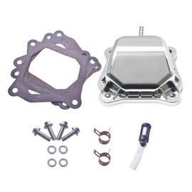 FUWTLP Silver Valve Cover For Predator 212 Non hemi For Coleman CT200U CT100U BT200X CC100X Mini Bike SK100 KT196 Go Kart For Honda GX160 GX200 Baja Hisun Tillotson Clone 196cc Engine