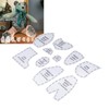 Yosoo Health Gear 10PCS Memory Teddy Bear Sewing Templates, Memory