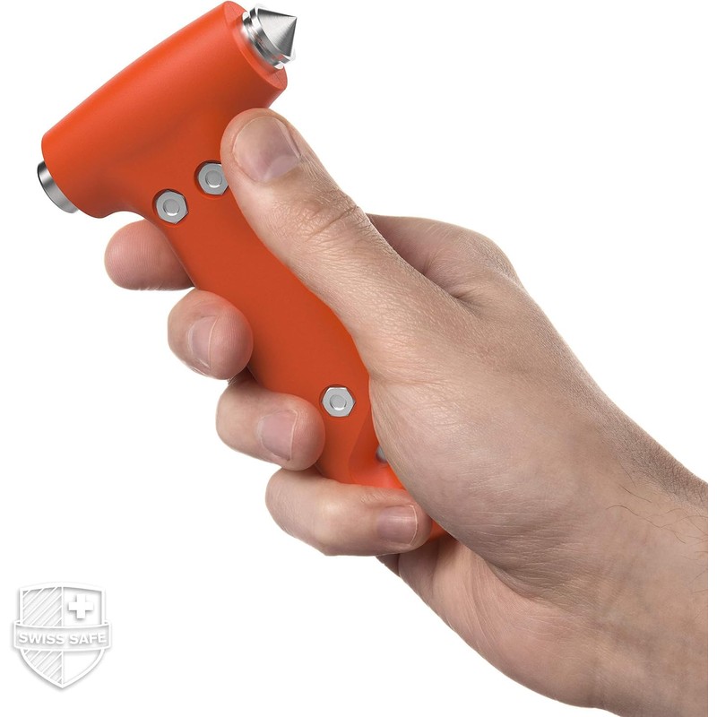 Swiss Safe Durable 5-1 Car Safety Hammer Window Breaker Breaker