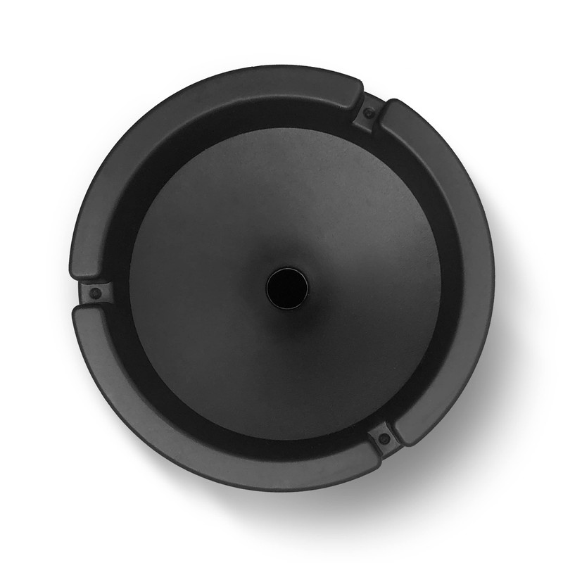 Smokeless plastic ashtray, ca. 10 x 8 cm