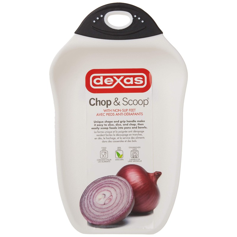 Dexas Chop & Scoop Cutting Board, Small 6.5 by 10.5