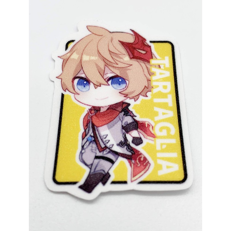 YJacuing Genshin Impact Cute Chibi Reusable Vinyl Stickers (20 PCS)