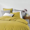 douceur d'intérieur, Fitted Sheet (160 x 200 cm) Linen Yellow,