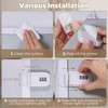 4 PACK Child Proof Sliding Cabinet Door Combination Locks Baby