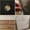MDPLY 5 Pack Crystal Glass Cabinet Knobs - 30mm Clear