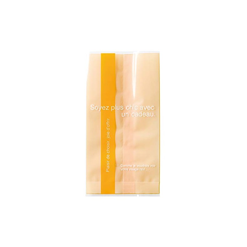 BY-OB4 Food-Ready Bags, Line-Clear-4, Bright Yellow (100 Sheets)