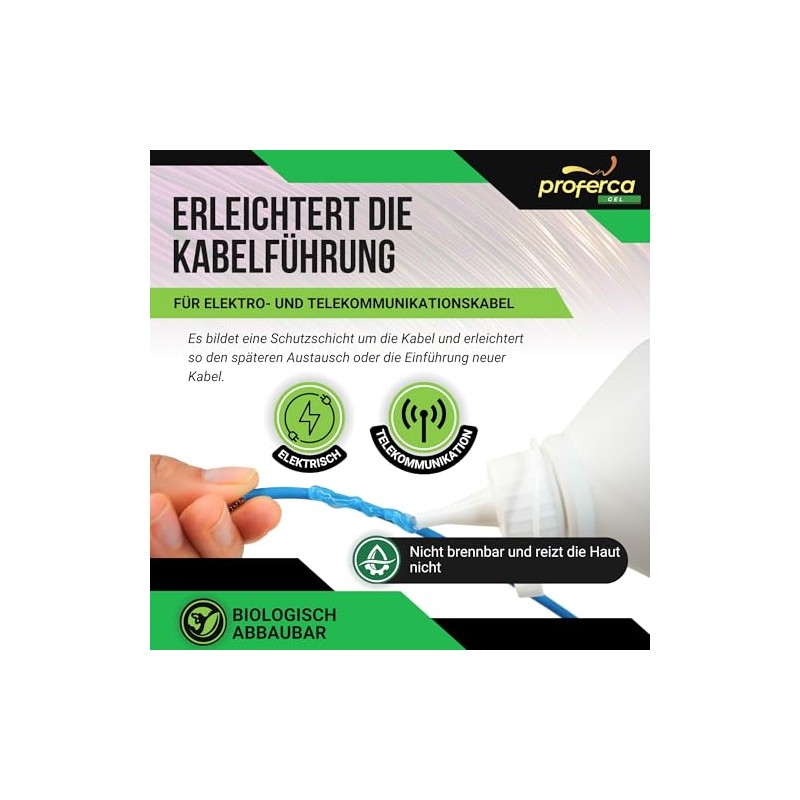 PROFERCA Gel Cable Lubricant | Cable Slider Lubricant for Probes