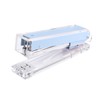 MSDADA Stapler, Desktop Stapler, Office Stapler, Transparent Acrylic Easy-Press Stapler,