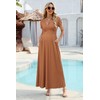 OUGES Short Sleeve Summer Maternity Maxi Dresses for Women 2025