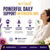 BIYODE Cortisol Support Complex Ashwagandha L Theanine Magnesium Rhodiola Lemon