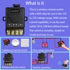 idealWIN Wireless Remote Switch with 328 ft Long Range,DC 12V/24V/48V/72V