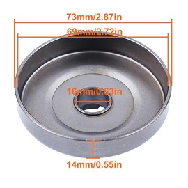 Mtanlo for Husqvarna 455 460 461 Rancher Clutch Drum Kit - 3/8"-7 Spur Sprocket with Worm Gear & Bearing for Jonsered CS2255 & for RedMax GZ550 Chainsaws, OEM Part #537291604