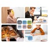 Anlising Pack of 6 Digital Egg Timers, 6 Colours Digital