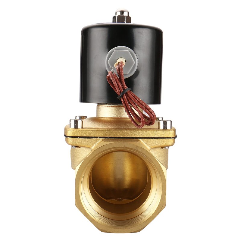 Baomain 2 inch DC 24V Brass Electric Solenoid Valve Water