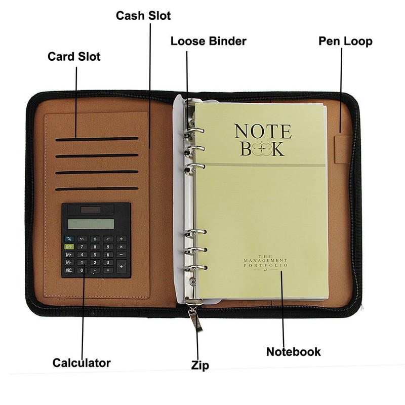 Liying® Business Multi-function Stationery Book in PU Leather A5 Notebook