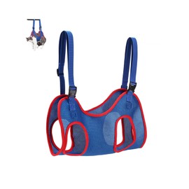 Pet Bath Dog Grooming Hammock, Hanging Harness for Dogs and Cats, Pet Nail Trimming Harness, Hammock Helper, Pet Grooming Hammock for Small Dogs and Cats, Pets (S)