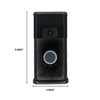 Garden Video Doorbell Cover (Ring 2nd Generation Compatible) (Matte Black)