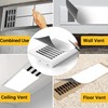 2Pack Magnetic Vent Covers,8x15.5inch Magnetic air Vent Covers for Floor