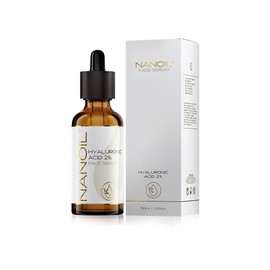 Nanoil Hyaluronic Acid Face Serum - Brightening, Smoothing and Moisturising Facial Serum Hyaluronic Acid 50ml