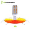 Leisure LED 4 Pack RV LED Light Bulbs 450LM Warm