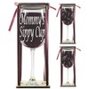 Orange Kat Mommy's Sippy Cup 18.5oz. Stemmed Wine Glass with