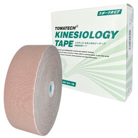 Toitec 000-1013 Kinesiology Tape, Sports Type, 16.4 inches (5 cm) x 98.6 ft (32 m), 1 Kaniri, 2.0 inches (50 mm x 32 m), Telescopic Tape, Commercial Use