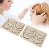10pcs Scalp Tattoo Practice Skin Double Sides Pre Print Scalp