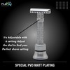 Pearl Flexi Open Comb Adjustable Safety Razor - Made of