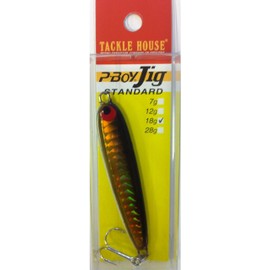 TackleHouse PJS18 PJS18 Metal Jig, Standard 2.6 inches (65 mm), 0.6 oz (18 g), Gold Black Gradient #14G