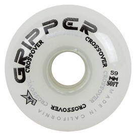 Labeda Roller Hockey Wheel Gripper Crossover Soft 76A White 72mm