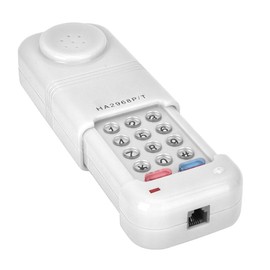Telephone Wire Tester ASAHTA Telephone Cable Tester Fiber Optic Tool DTMF Caller ID Auto Detection Finder Phone Cable Tester with Ringer ON/OFF Function and Redial / Hang Up Function (White)