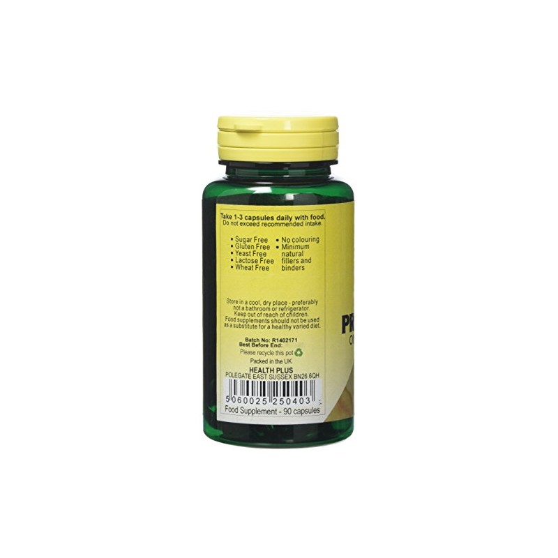 Health Plus Evening Primrose Oil 500mg Omega-6 Supplement - 90
