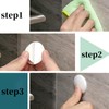 Wall Protectors from Door Knobs-Efbock White Silicone Door Stoppers Wall