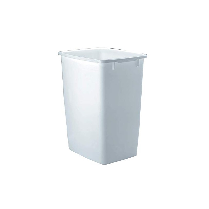 Rubbermaid FG280500WHT 21 Qt White Wastebasket