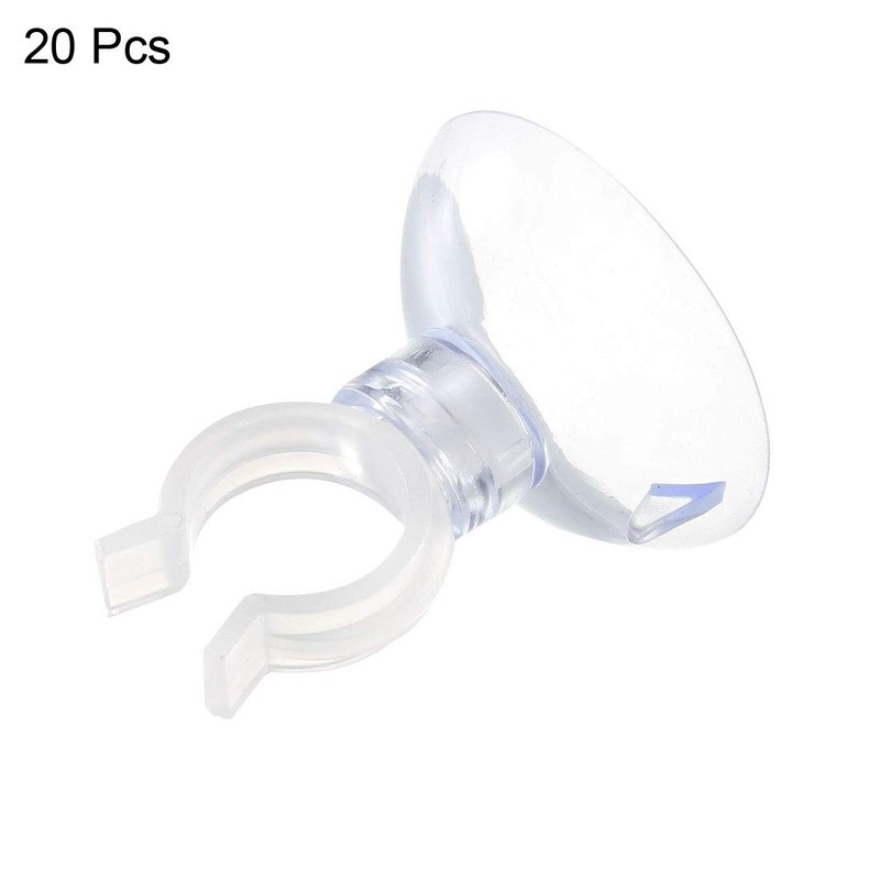 sourcing map Pack of 20 Aquarium Replacement Suction Cup Clips