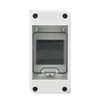 Surface-Mounted Distribution Box DIN Rail 1 Row 3 Modules 72
