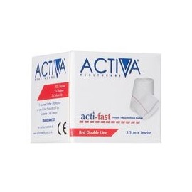 Acti-Fast Red Line 3.5cm x 1m Bandage x 1-285-6490