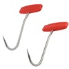 Tinsow 2PCS Meat Hooks for Butchering,T Shaped Boning Hooks with