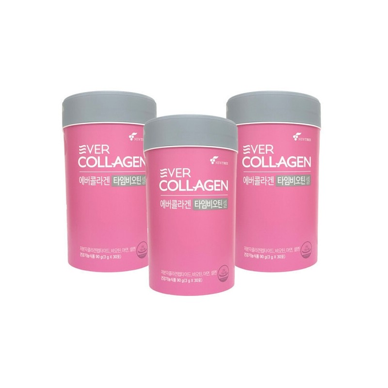 Ever Collagen Time Biotin Cell 3g x 30 Packets (3
