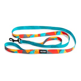 Wolfgang Heavy Duty Dog Leash, Pull-Tested to Over 800 lbs for Walking & Training, ShatterShapes Print, Dual-Handle Large