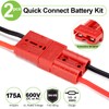 Spurtar 175A Battery Quick Connect, Fits 1/0 Wire 12-36V Quick