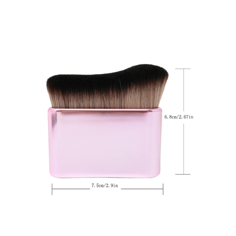 Soft Bristle Makeup Multi-Purpose Body Flat Brush Neck Brush Foundation