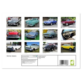 German classics (Monthly Wall Calendar 2025 16.5" x 23.4" (open)), CALVENDO 14 Month Calendar