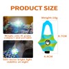 LaRoo Dog LED Light 4 Modes,Dog Silicon Waterproof Flashing Light