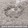 smiry Microfiber Bath Mat 40 x 60 cm, Non-Slip Super